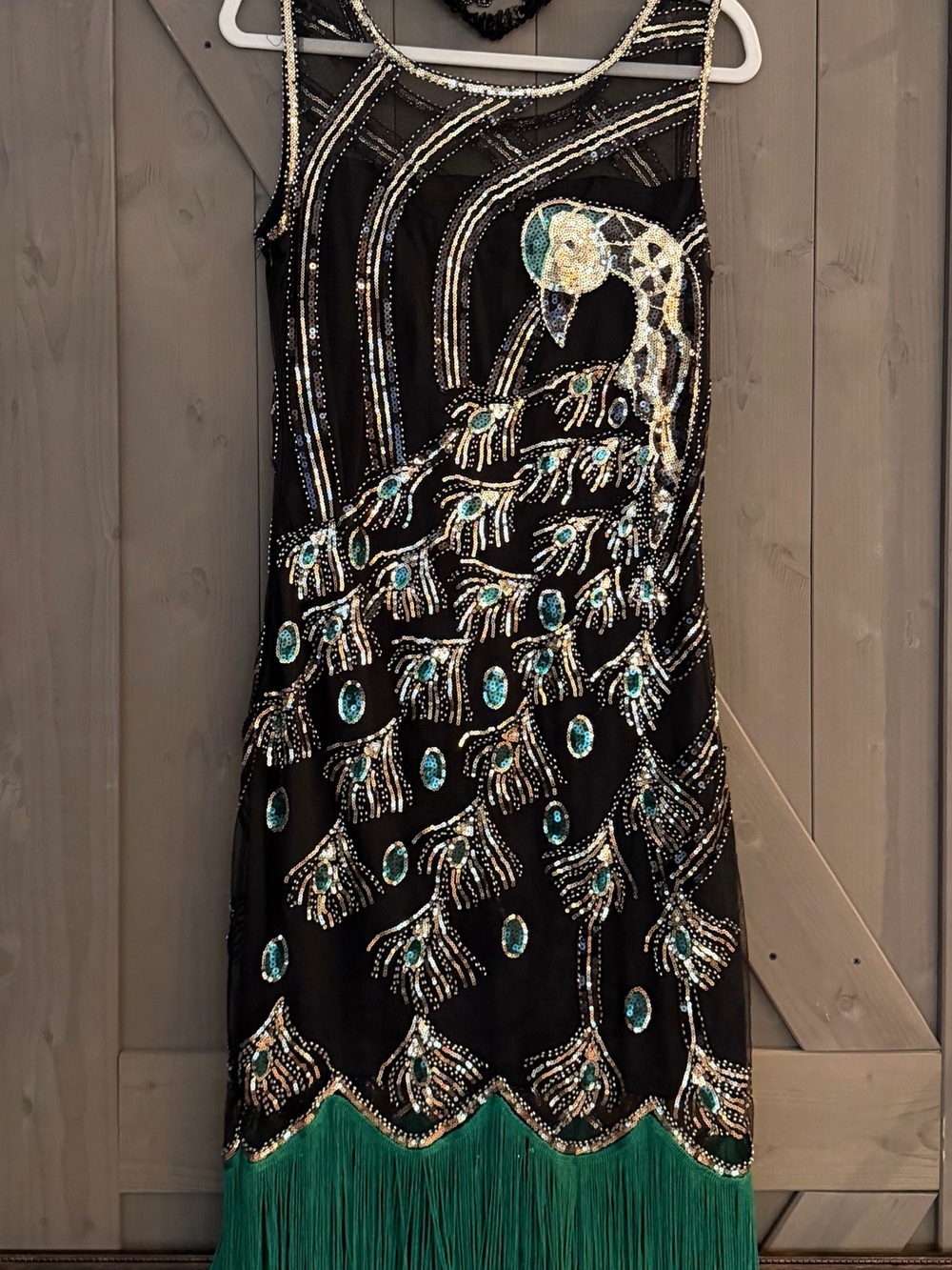 Roaring 20s Flapper costume with head piece